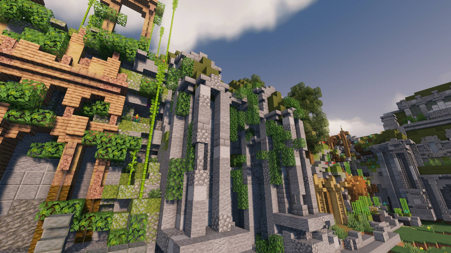 Minecraft build Rooted Realm